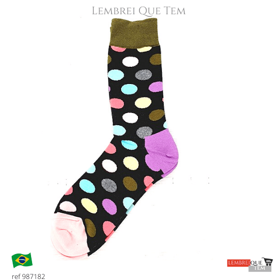 meias algodão colorido feliz engraçado meias casual longo