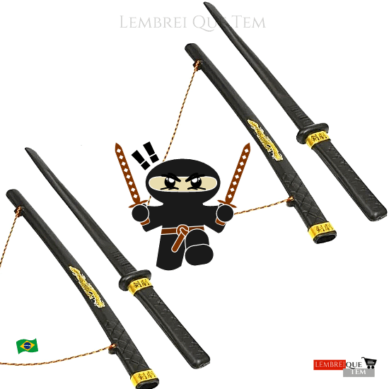 Espada Samurai Katana Ninja Com Bainha Infantil