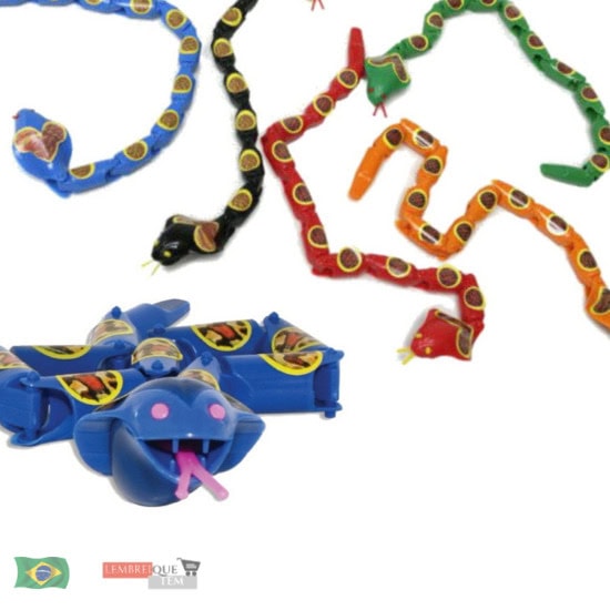 Cobra Maluca Articulada Brinquedo Pedagógico animais