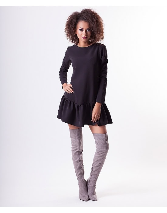 sukienka-ze-zlota-lamowka