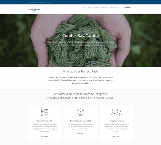 Conifer Bay Capital Homepage