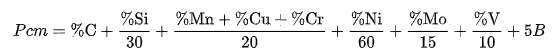 Formule Pcm