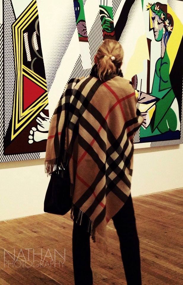 burberry and liechtenstein pattern clash