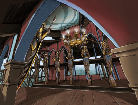 Foto: Europa-Park, Artwork der neuen Holzachterbahn