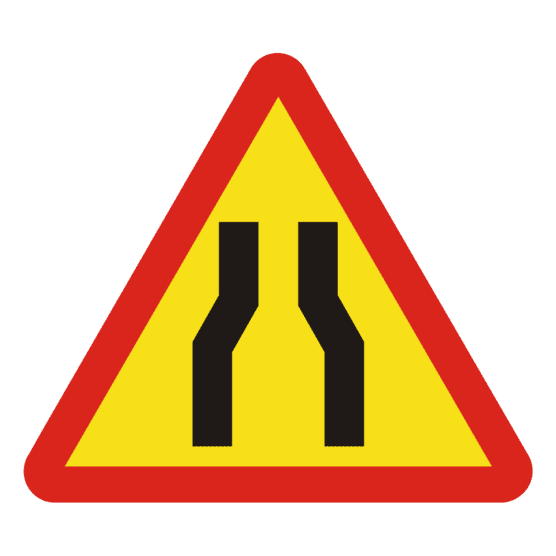 estrechamiento ambos