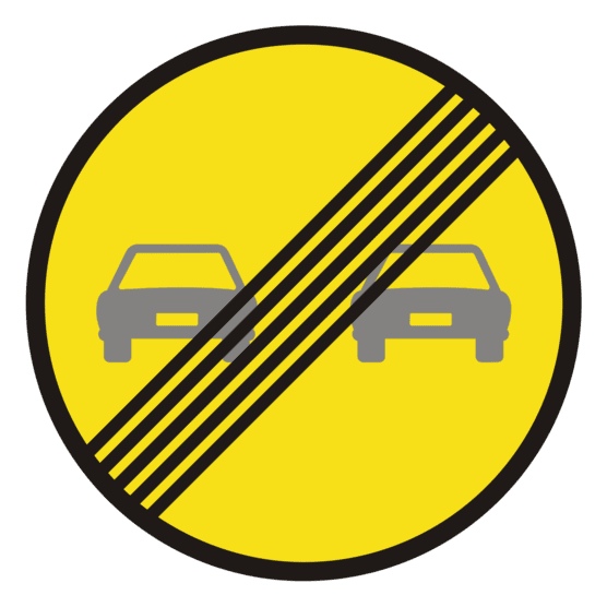fin prohibido adelantamiento obras