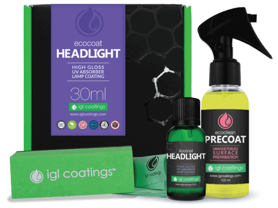Az Ecocoat Headlight kerámiabevonat növeli a fényszórók élettartamát és fényerejét