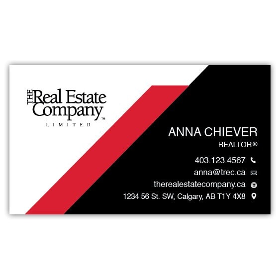 TRECL   - 16 pt business card - Design opt 2