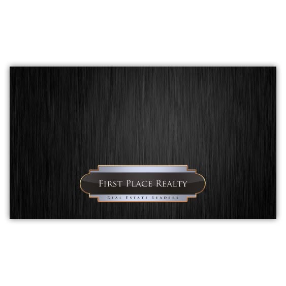 First Place Realty - 16 pt business card - Design opt 2 - Image 2