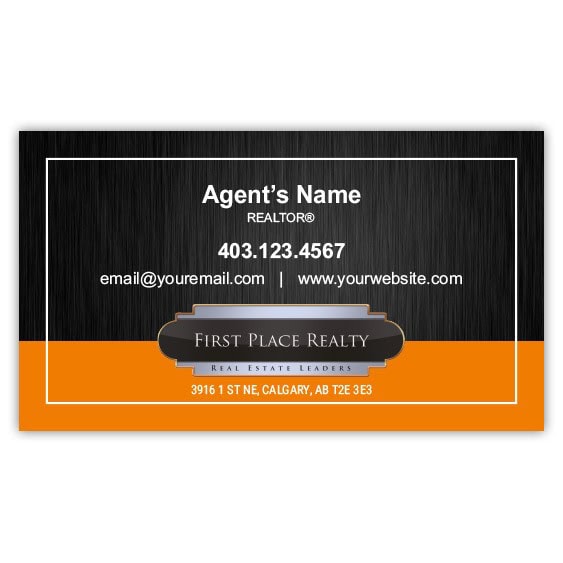 First Place Realty - 16 pt business card - Design opt 2