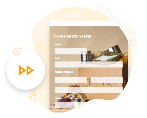 food donation form template