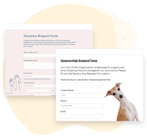 form templates for nonprofits