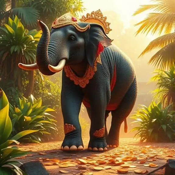elephants symbolize wealth status