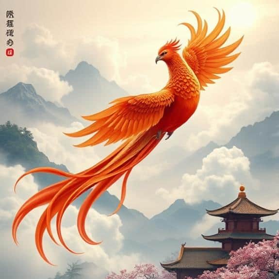 korean art s phoenix symbolism
