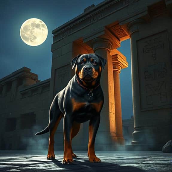 rottweilers in ancient legends