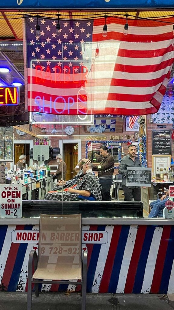 Queens travel guide photo of a traditional  barber shop