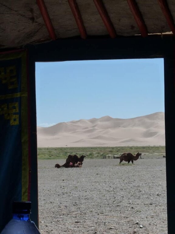 The view from our Ger (Yurt)