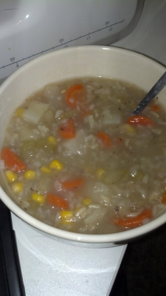 Turned out actually pretty good, I’ve never been good at soups but I got at least four freezer meals out of it too! MMMM