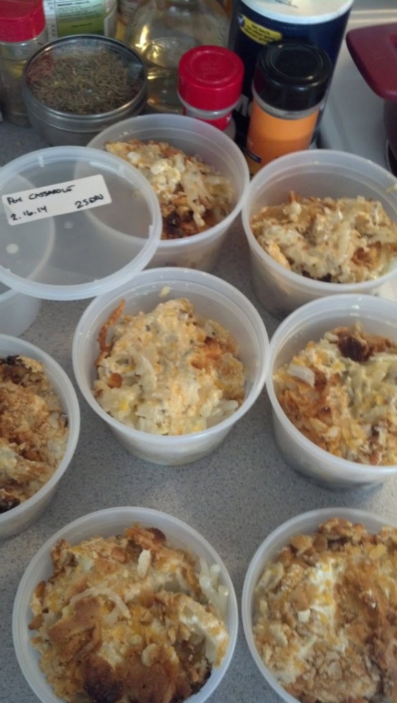 and the potato casserole