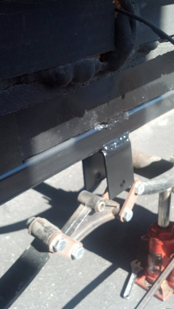 When I got home dad was hooking up the other side of the axles and I got to help!