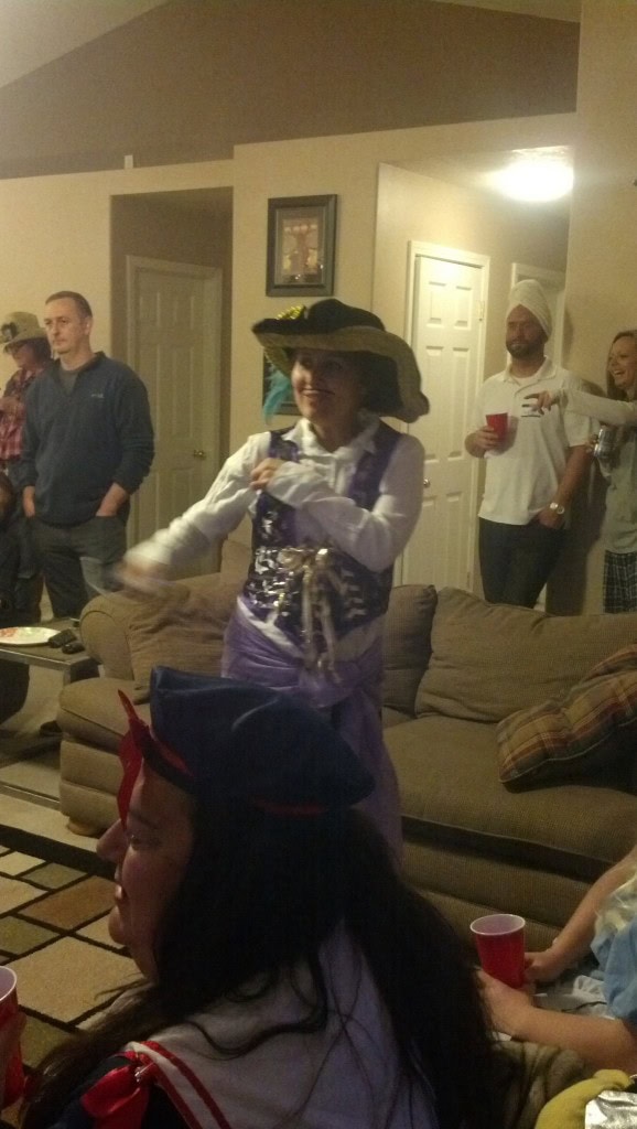 My brothers adorable girlfriend with a mustache!