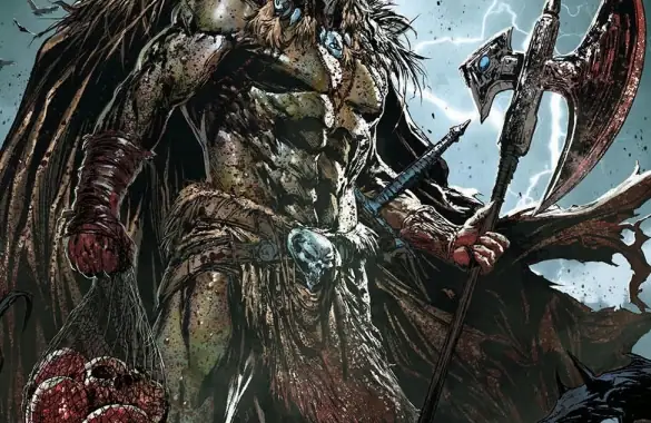 The Dark Ages #4 cover art by Liam Sharp