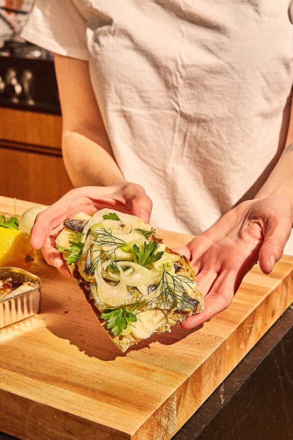 Saltwater Aquarium Outstanding Electric Cultured Cool Toast Reference: Sardine Toast With Cultured Butter And Fennel