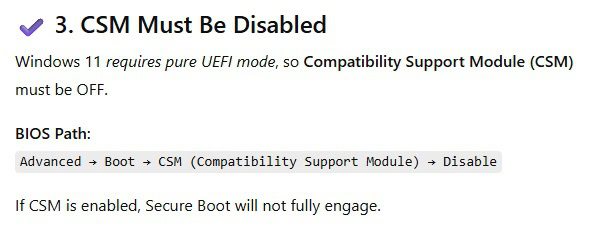 disable-CSM