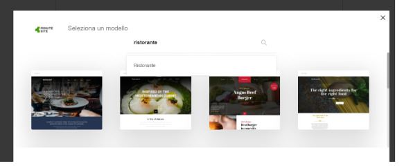creare un sito web su oneminutesite template