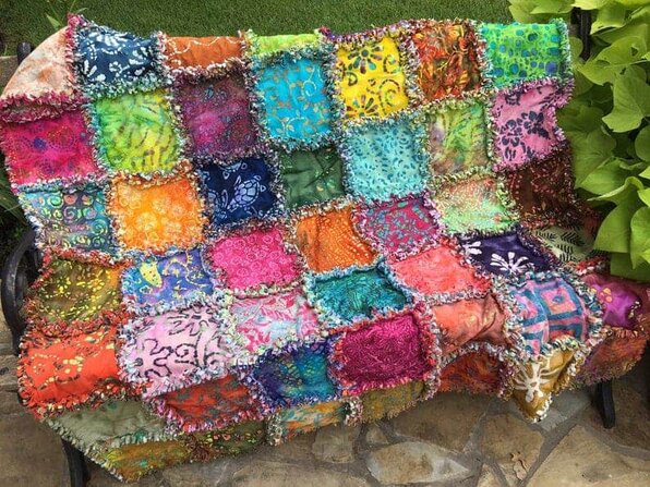 best Etsy shops - Batik Rag Rug Hawai'ian print
