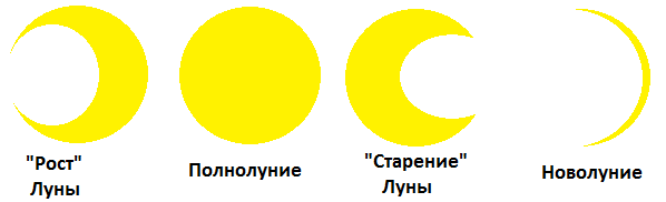 Фазы Луны Фазы Луны