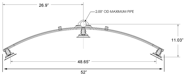 KT661 Mount for 6 Displays