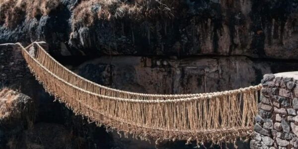 Puente colgante Inca de Qeswachaca