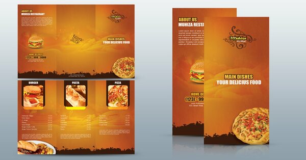 brochure per ristoranti