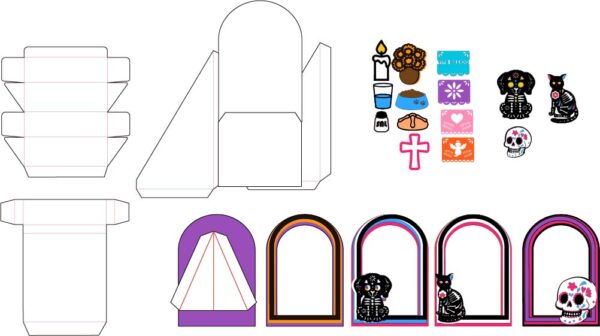 Archivo para recortar y armar altar  12 in alto