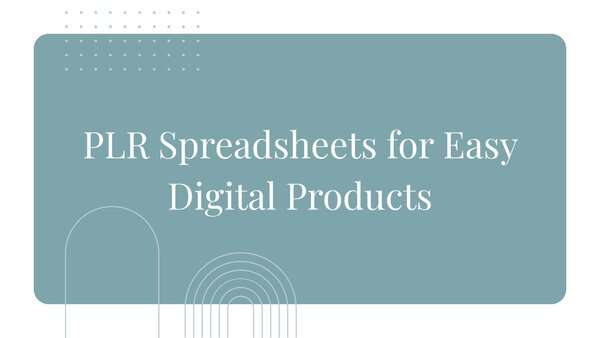 PLR spreadsheets for easy digital products, customizable planner templates, and printable planner tools for entrepreneurs and online business owners.