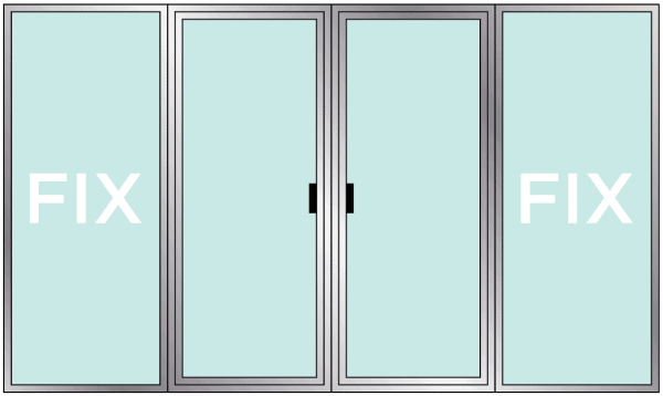 OXXO Sliding Door Configuration