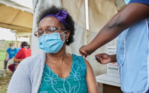 Currently 6 million people are vaccinated on average every week in Africa.