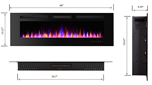 What’s the disadvantage of 3GPlus Wall Recessed Electric Fireplace?