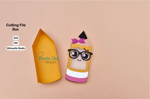 Digital caja en forma de Lapiz