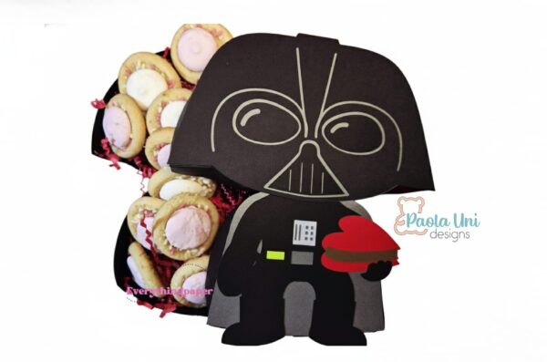 FORMATO FD Archivo para recortar y armar caja en forma de Darth san Valentín