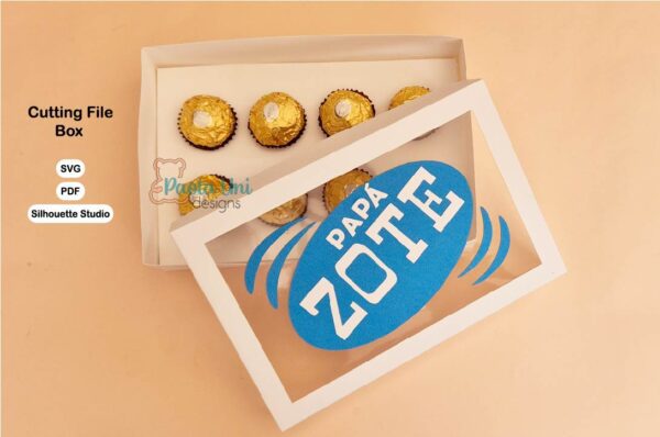 Archivo digital para recortar y armar caja para el dia del padre