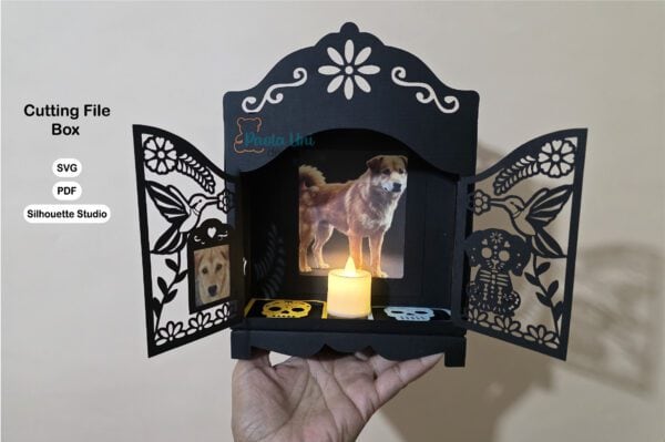 Archivo digital no fisico para recortar y armar altar para el dia de los muertos PDF, SVG, STUDIO