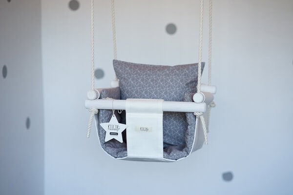 Elevandiluutooni pehmendusega beebikiik "Hall geomeetria" - Image 2