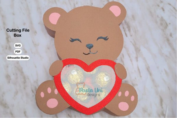 Caja Oso San Valentin