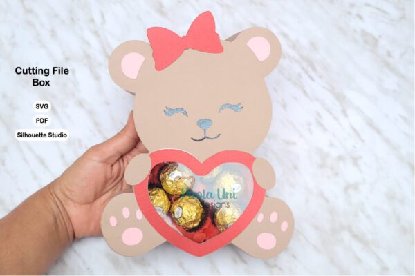 Caja Oso San Valentin