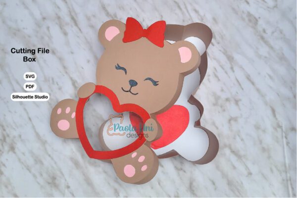 Caja Oso San Valentin