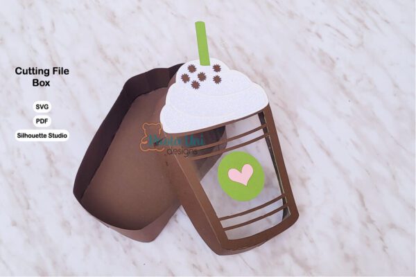 Caja en forma de vaso