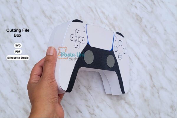 Caja en forma de control, archivo para cortar y armar