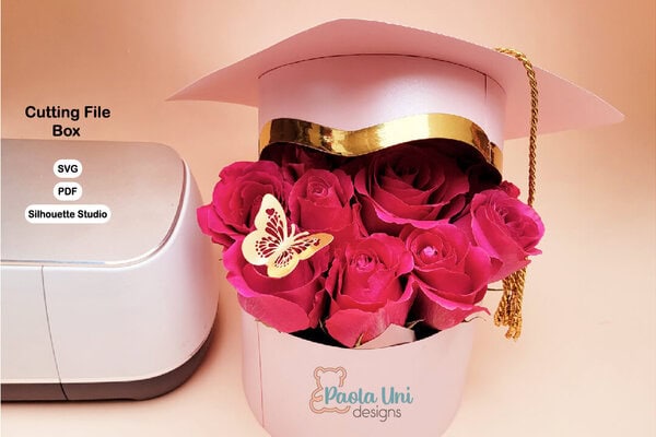 Digital Caja Birrete incluye archivo para tapete 12x12 y 12x24 - Imagen 3